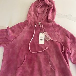 Love shack fancy NWT tags pink tye dye hoodie. Never worn.